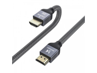 Cablu Video WZK Ultraboost, HDMI - HDMI, 8K, 2m, Argintiu WHDMI-20