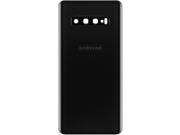 Capac Baterie Samsung Galaxy S10+ G975, Negru (Ceramic Black), Service Pack GH82-18867A