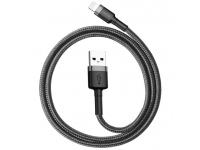 Cablu Date si Incarcare USB-A - Lightning Baseus Cafule, 18W, 0.5m, Gri CALKLF-AG1 