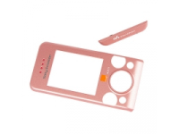 Carcasa fata si capac inferior Sony Ericsson W580 roz Swap Orange