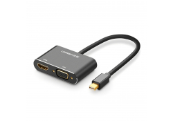Adaptor Audio si Video HDMI / VGA - mini DisplayPort UGREEN MD115, 1080p, Negru