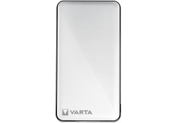 Baterie Externa Powerbank Varta Energy, 10000 mA, Standard Charge (5V), Alba Gri
