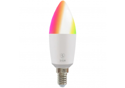 Bec LED SiGN Smart Home Dimmable RGB C37, E14, 4.5W SNSM-E14RGB 
