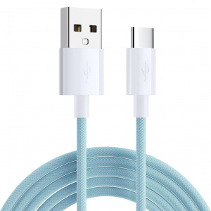 Cablu Date si Incarcare USB Type-C la USB Type-C SiGN Boost, 2 m, 3A, Albastru SN-AUSBCB2M 