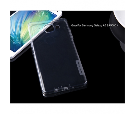 Husa silicon TPU Samsung Galaxy A5 A500 Nillkin Nature gri Blister Originala