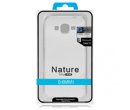 Husa silicon TPU Samsung Galaxy Grand Prime G530 Nillkin Nature transparenta Blister Originala