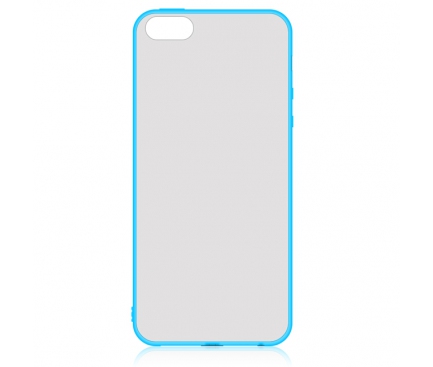 Husa plastic Apple iPhone 5 Hybrid albastra
