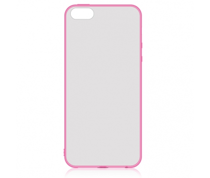 Husa plastic Apple iPhone 5 Hybrid roz