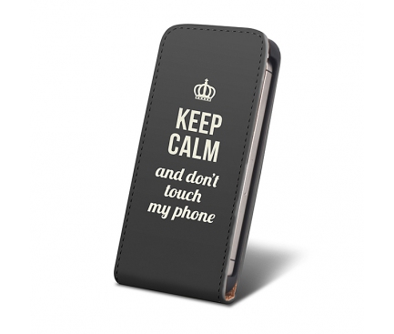 Husa piele Samsung Galaxy S4 Value Edition I9515 Keep Calm