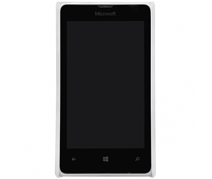 Husa plastic Microsoft Lumia 532 Dual SIM Nillkin alba Blister Originala