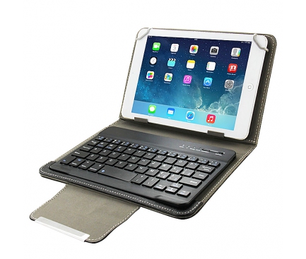 Husa piele cu tastatura Bluetooth Samsung P6200 Galaxy Tab 7.0 Plus Silk PRB_Fara