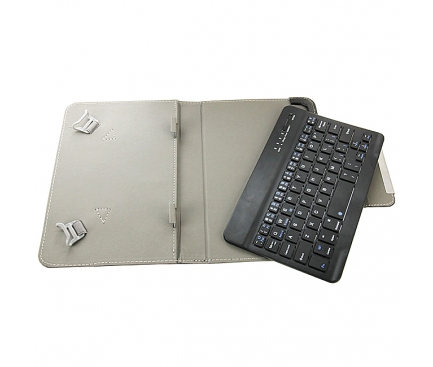 Husa piele cu tastatura Bluetooth Samsung P6210 Galaxy Tab 7.0 Plus Silk PRB_Fara