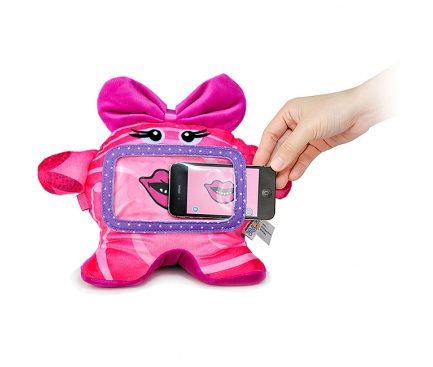 Husa textil telefon Wise Pet Pinky roz Blister Originala