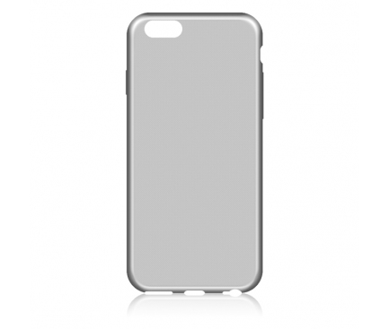 Husa silicon TPU Apple iPhone 6 Ultra Slim gri transparenta