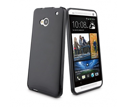 Husa silicon TPU HTC One (M7) Muvit MUSKI0159 Blister Originala