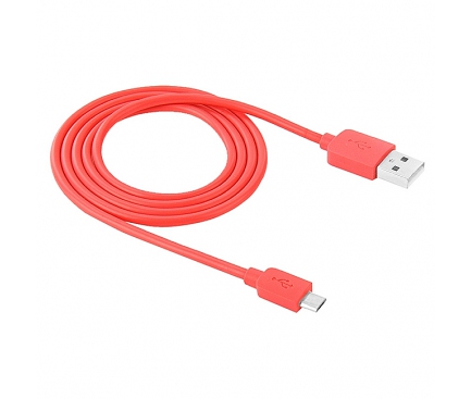 Cablu de date LG G3 S Haweel Safe Charge 1m rosu Blister Original