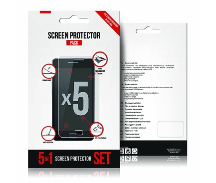 Set Folie Protectie ecran Samsung I9500 Galaxy S4 (5 bucati) 