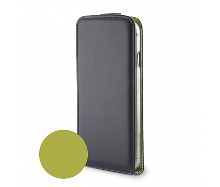 Husa piele Sony Xperia Z5 Compact Flexi Duo neagra verde