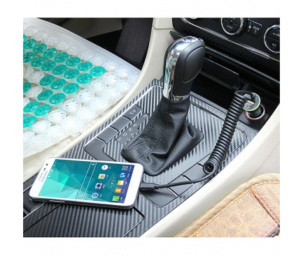 Incarcator auto Samsung Galaxy S5 G900 Haweel 2.1A Blister Original