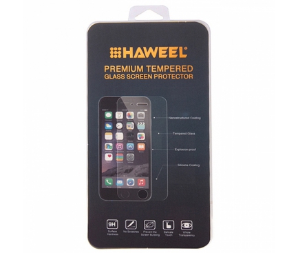 Folie Protectie ecran antisoc Apple iPhone 6 Haweel Tempered Glass Blister