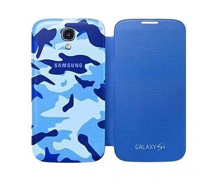Husa Samsung I9506 Galaxy S4 EF-FI950MIMEBLU Military albastra Blister Originala