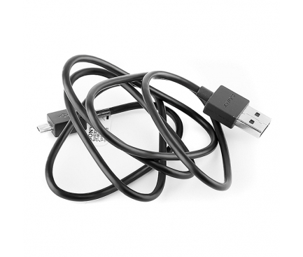 Cablu date si incarcare USB la MicroUSB Sony EC803, Negru