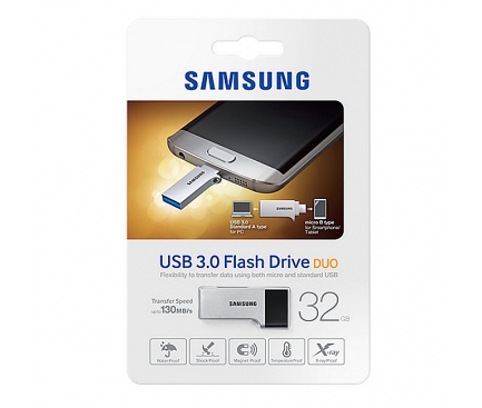 Memorie externa OTG Samsung Drive Duo 32Gb MUF-32CB/EU Blister Originala