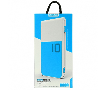 Incarcator mobil de urgenta Remax Colorful 10000mA albastru Blister Original