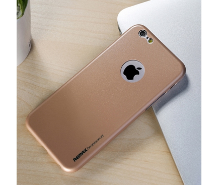 Kit personalizare telefon Apple iPhone 6 Remax Pericarp auriu Blister Original