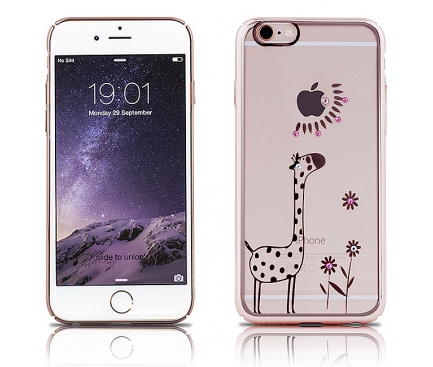 Husa plastic Apple iPhone 6 Plus Remax Diamond Giraffe Blister Originala