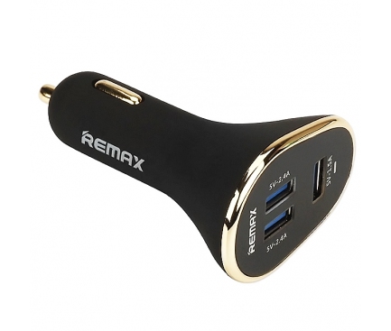 Adaptor auto 3 x USB Remax 6.3A Blister Original