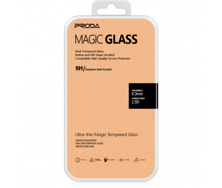 Folie Protectie ecran antisoc Samsung Galaxy Core II G355H Tempered Glass Remax Magic 9H Blister Originala