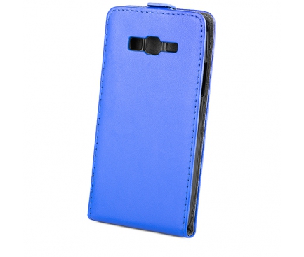 Husa piele Samsung Galaxy Grand Prime G530 Flexi albastra