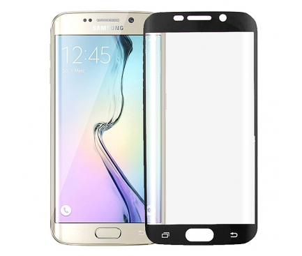 Folie protectie ecran Samsung Galaxy S6 edge G925 Haweel Full Face neagra Blister Originala
