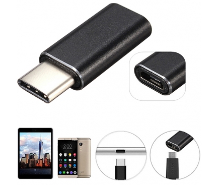 Adaptor USB Type-C - MicroUSB Samsung Galaxy Note7 N930 Aluminiu
