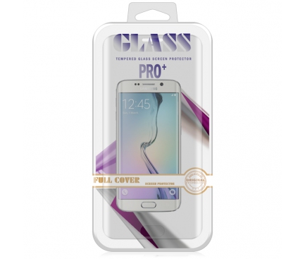 Folie Protectie ecran antisoc Samsung Galaxy S6 edge+ G928 Tempered Glass Full Face Blister