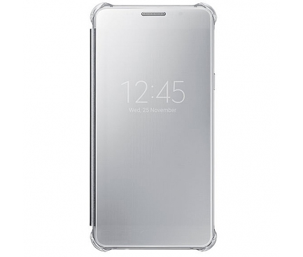 Husa plastic Samsung Galaxy A5 (2016) A510 Clear View EF-ZA510CSEGWW gri Blister Originala