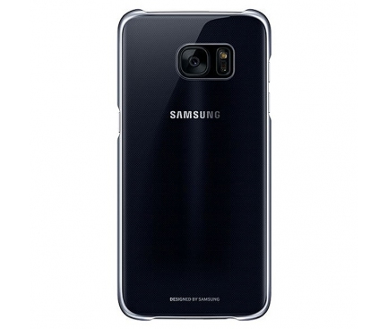 Husa plastic Samsung Galaxy S7 G930 Clear Cover EF-QG930CBEGWW Bleumarin Blister Originala
