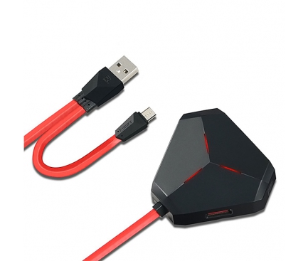 Hub USB OTG 3 porturi Remax RU-U3 Aliens Blister Original