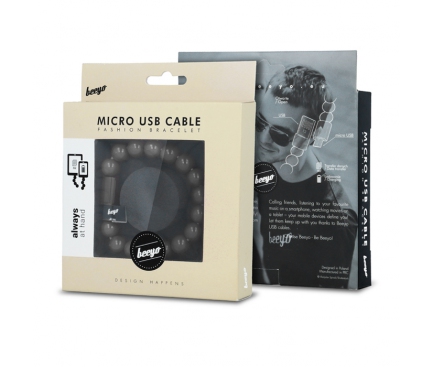 Cablu date MicroUSB Beeyo Bracelet Blister Original