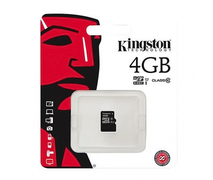Card memorie Kingston MicroSDHC 4Gb Clasa 10 UHS-1 fara adaptor Blister