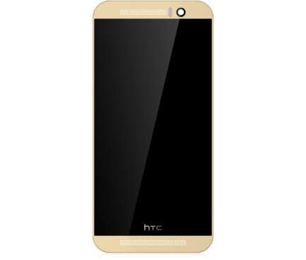 Display cu touchscreen si rama HTC One M9 Auriu