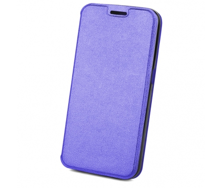 Husa Piele Samsung Galaxy S6 G920 Case Smart Slim bleumarin