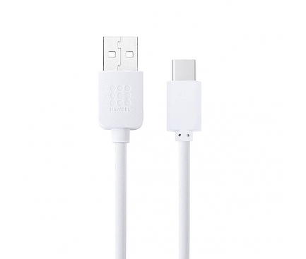 Cablu de date USB - USB Type-C Samsung Galaxy S8 G950 Haweel 1m alb Blister Original