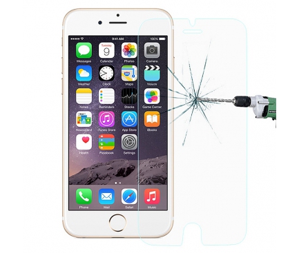 Folie Protectie ecran Antisoc Apple iPhone 6 Tempered Glass Premium 