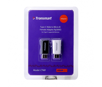 Set adaptor USB Type-C - MicroUSB Huawei P9 Tronsmart CTMF (2 Bucati) Blister Original