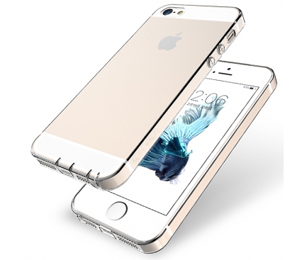 Husa silicon TPU Apple iPhone 5 Usams Primary Transparenta Blister Originala