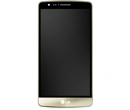 Display cu touchscreen si rama LG G3 D855 negru auriu