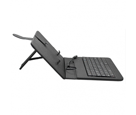 Husa cu tastatura Qwerty MicroUSB OTG Enkay Stand