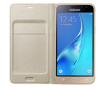 Husa Samsung Galaxy J3 (2016) J320 EF-WJ320PFEGWW aurie Blister Originala